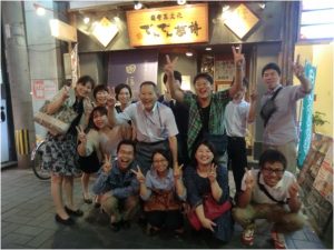 お食事会後 集合写真